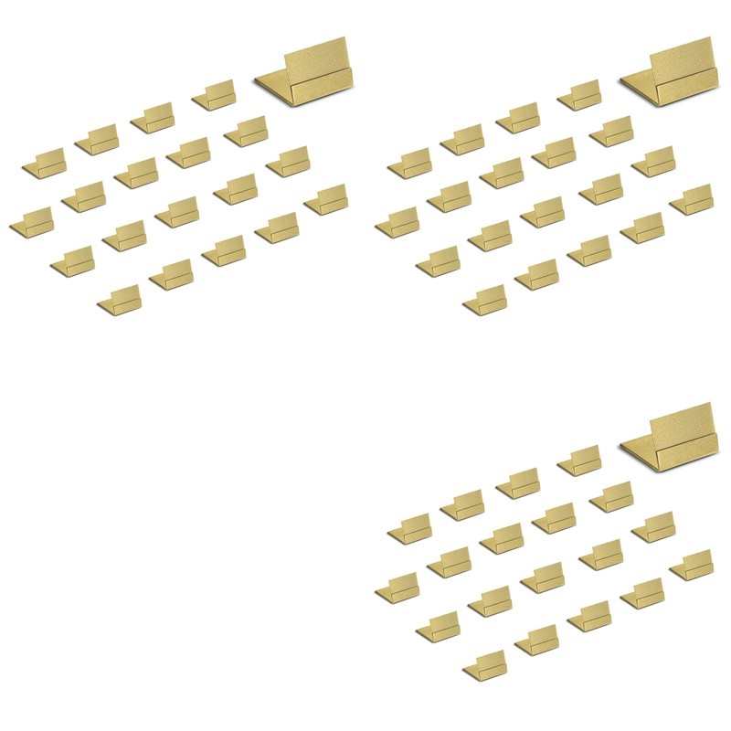 Table Number Gold - 【Big Deal】Goldfarbene Tischnummernhalter, 60er-Pack Metall-Tischkartenständer und