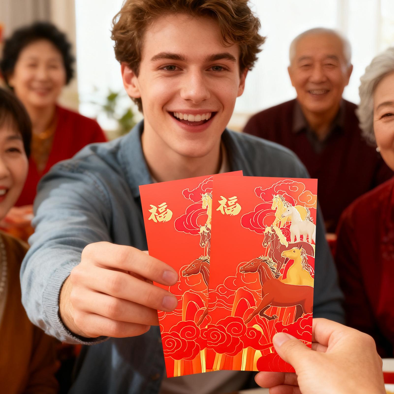 Wedding Envelopes - Rote Umschläge für chinesisches Neujahr, tragbares