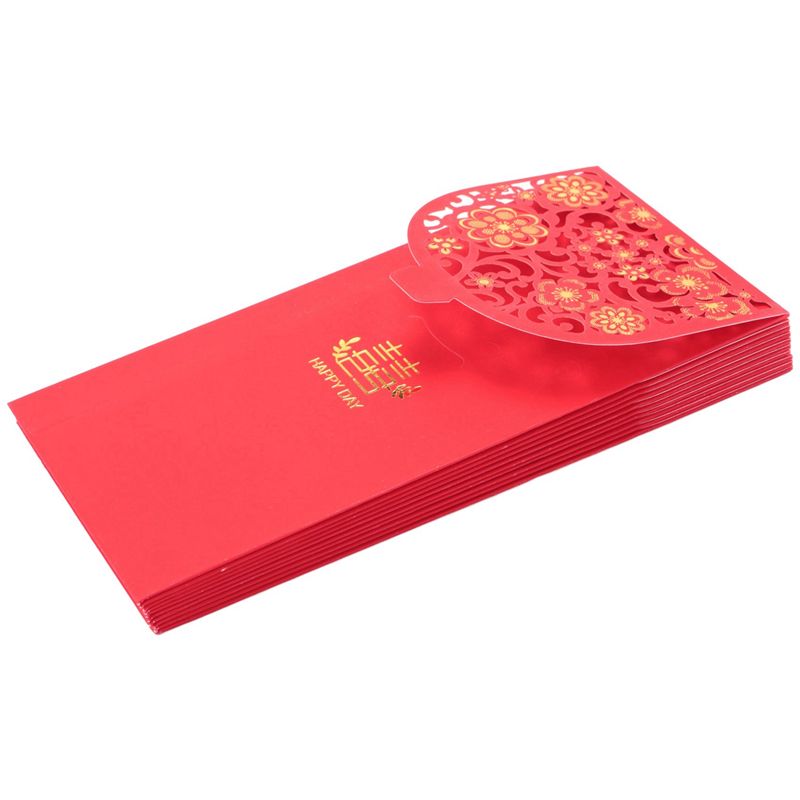 ABZC-60PCS Chinesische Rote Um – Wedding Envelopes Bewertung und Preis