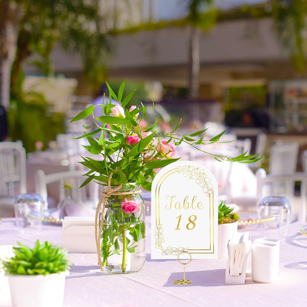 AT19 – Tischkarten für Hochzei – Table Number Gold Bewertung und Preis