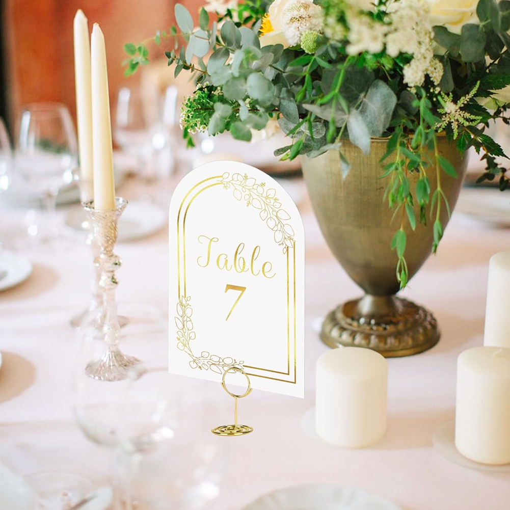 AT19 – Tischkarten für Hochzei – Table Number Gold Bewertung und Preis
