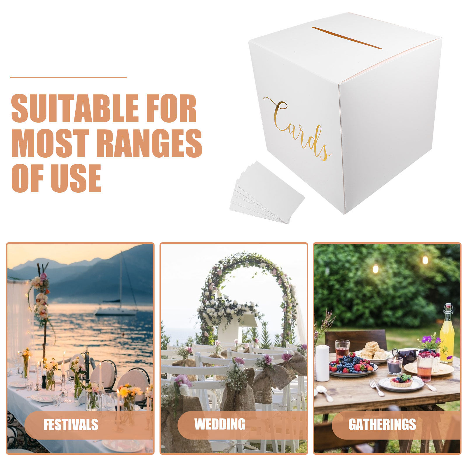 1 Set Hochzeitskartenbox, wied – Wedding Card Box Bewertung und Preis