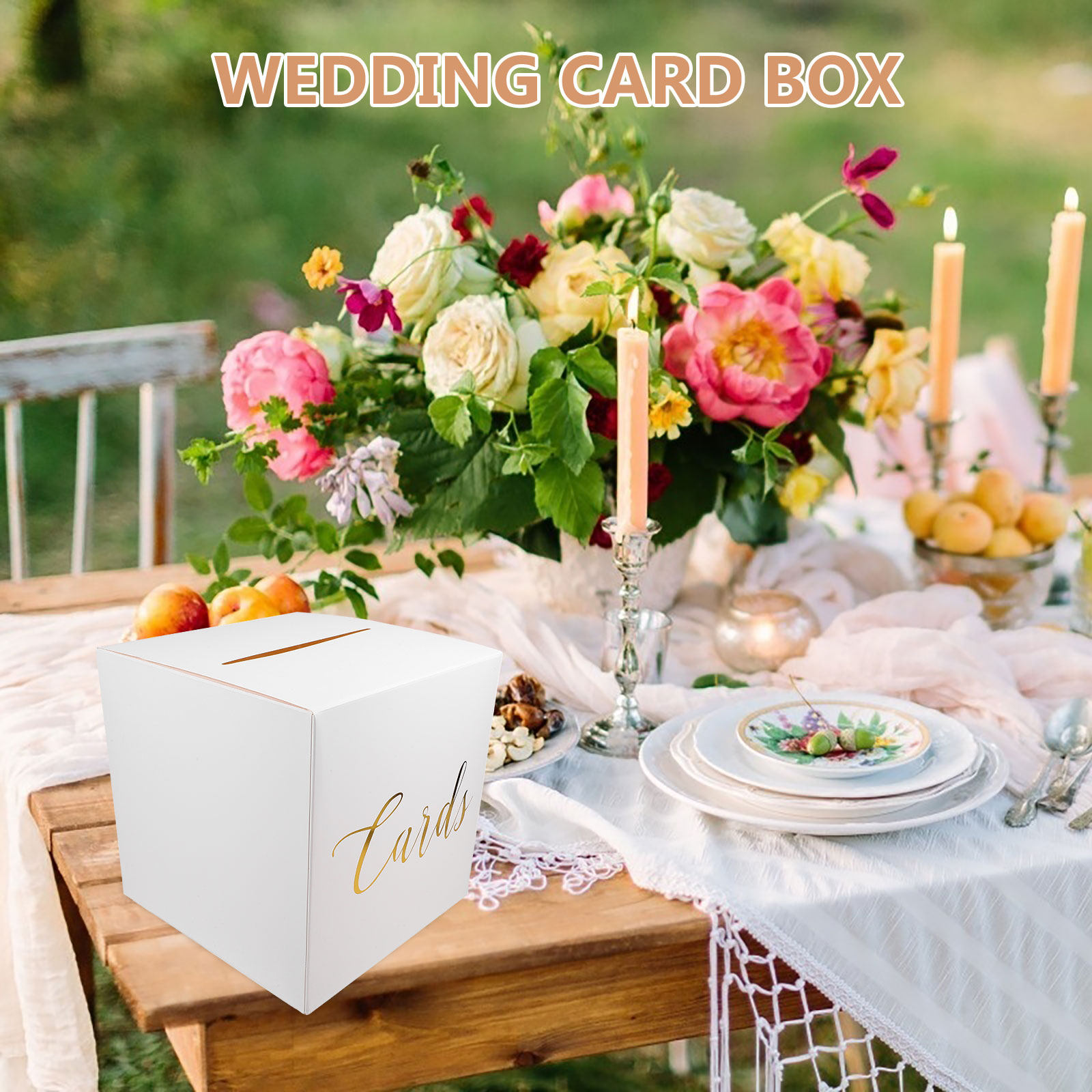 1 Set Hochzeitskartenbox, wied – Wedding Card Box Bewertung und Preis