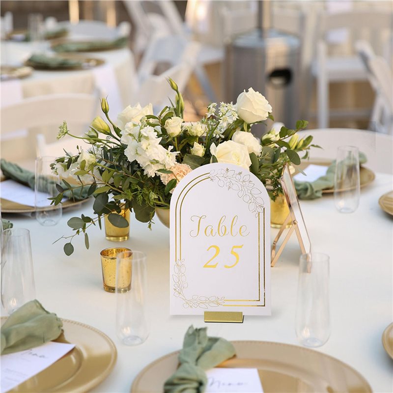【Big Deal】Goldfarbene Tischnum – Table Number Gold Bewertung und Preis