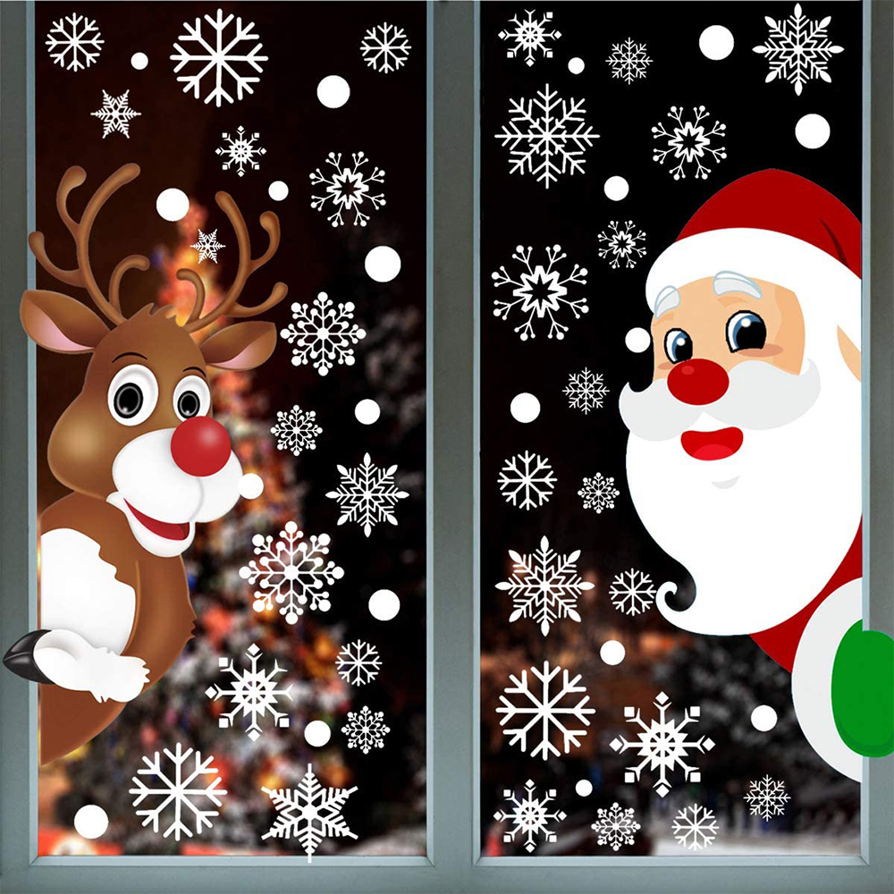 Weihnachts-Fenstersticker, Wei – Wedding/Event Supply Store Bewertung und Preis